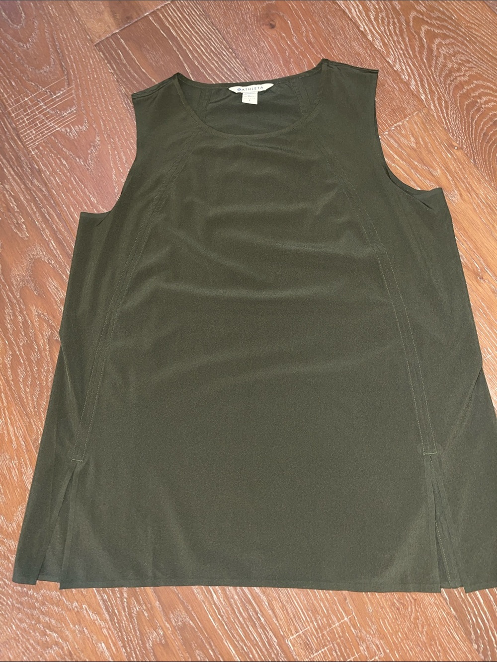 Athleta Olive Green Sleeveless Tank Top